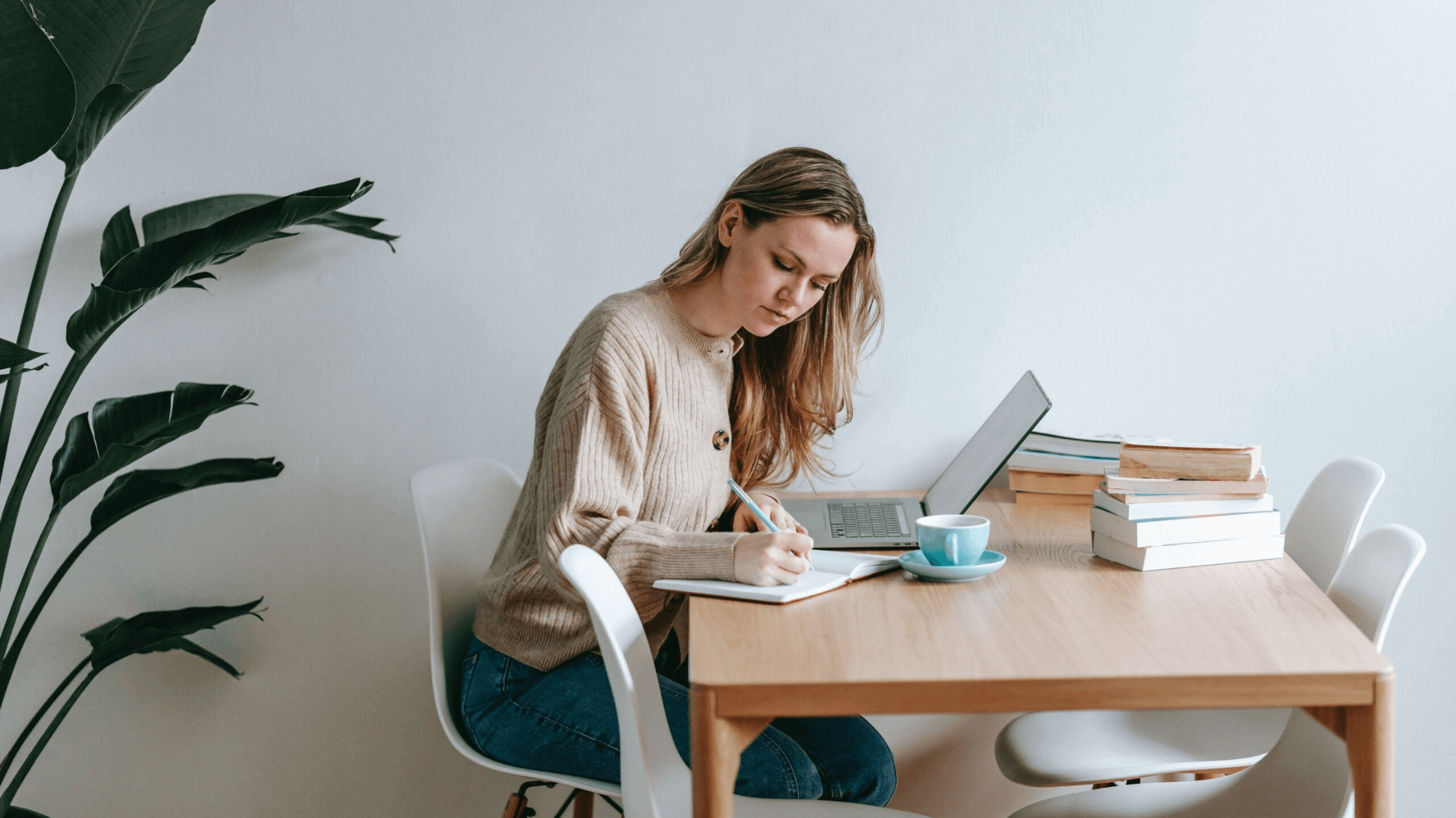 beautiful woman writing on a paper multiple sclerosis research studies
