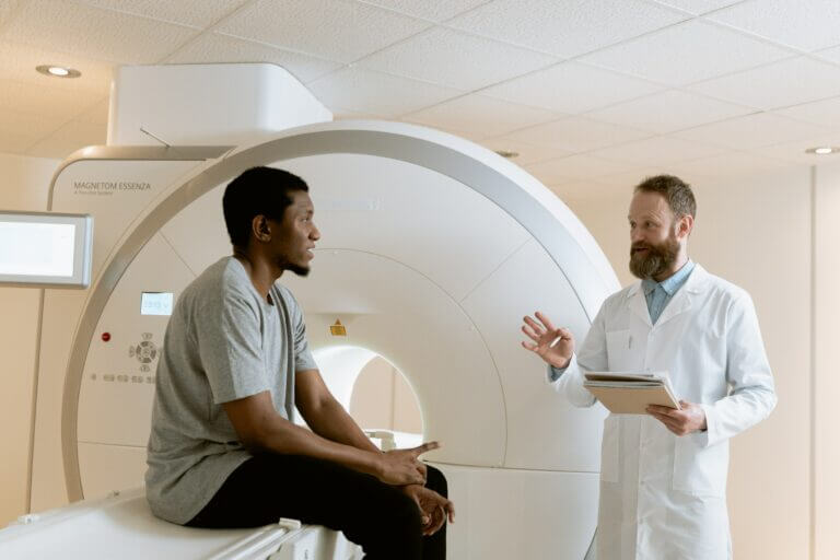medical staff assisting the patient for MRI bradenton research center 1