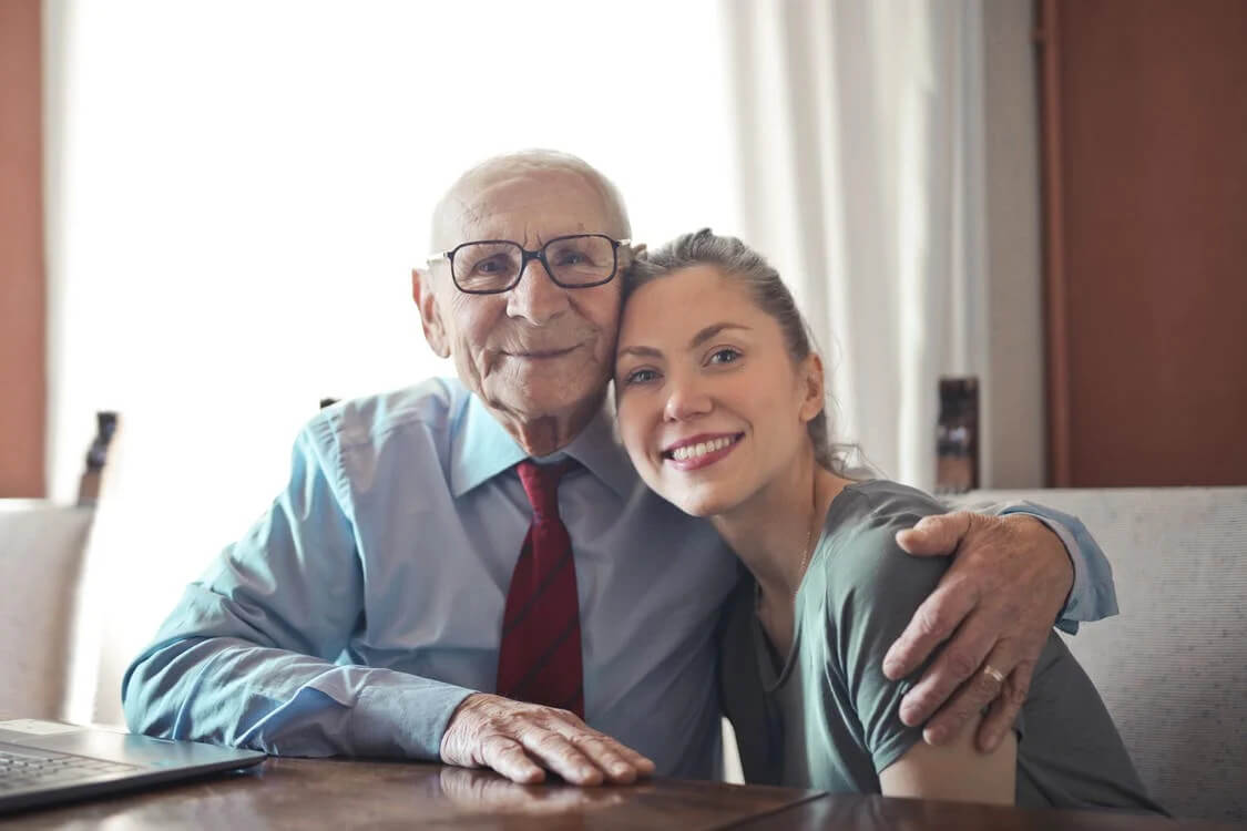 smiling old man with a lady beside apollo study center 1